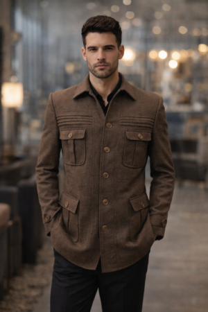 Premium Designer Men’s Wedding Blazer – DES-CB-70622