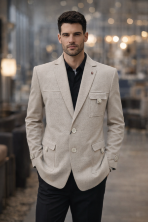 Premium Designer Men’s Blazer – DES-CB-70604