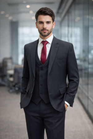 Premium Three Piece Suit for Men – DES-TP-30155