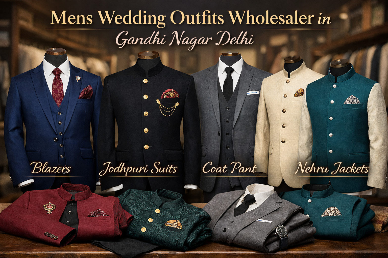 Men's wedding outfits in Gandhi Nagar