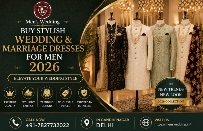 Buy Stylish Wedding & Marriage Dresses for Men 2026