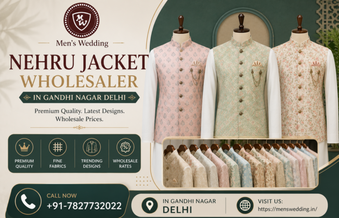 Top Nehru Jacket wholesaler in Gandhi Nagar Delhi