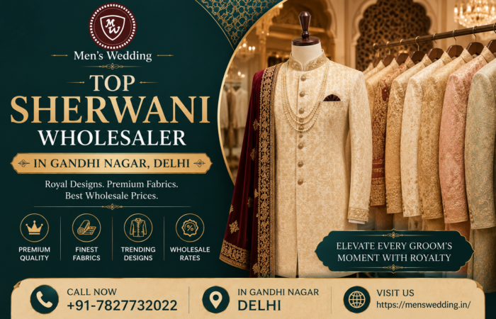 Top Sherwani Wholesaler in Gandhi Nagar, Delhi
