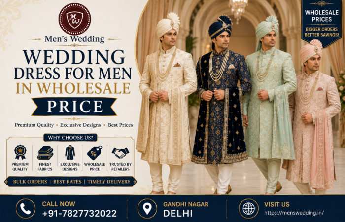Wedding Dress for Men in Wholesale Price