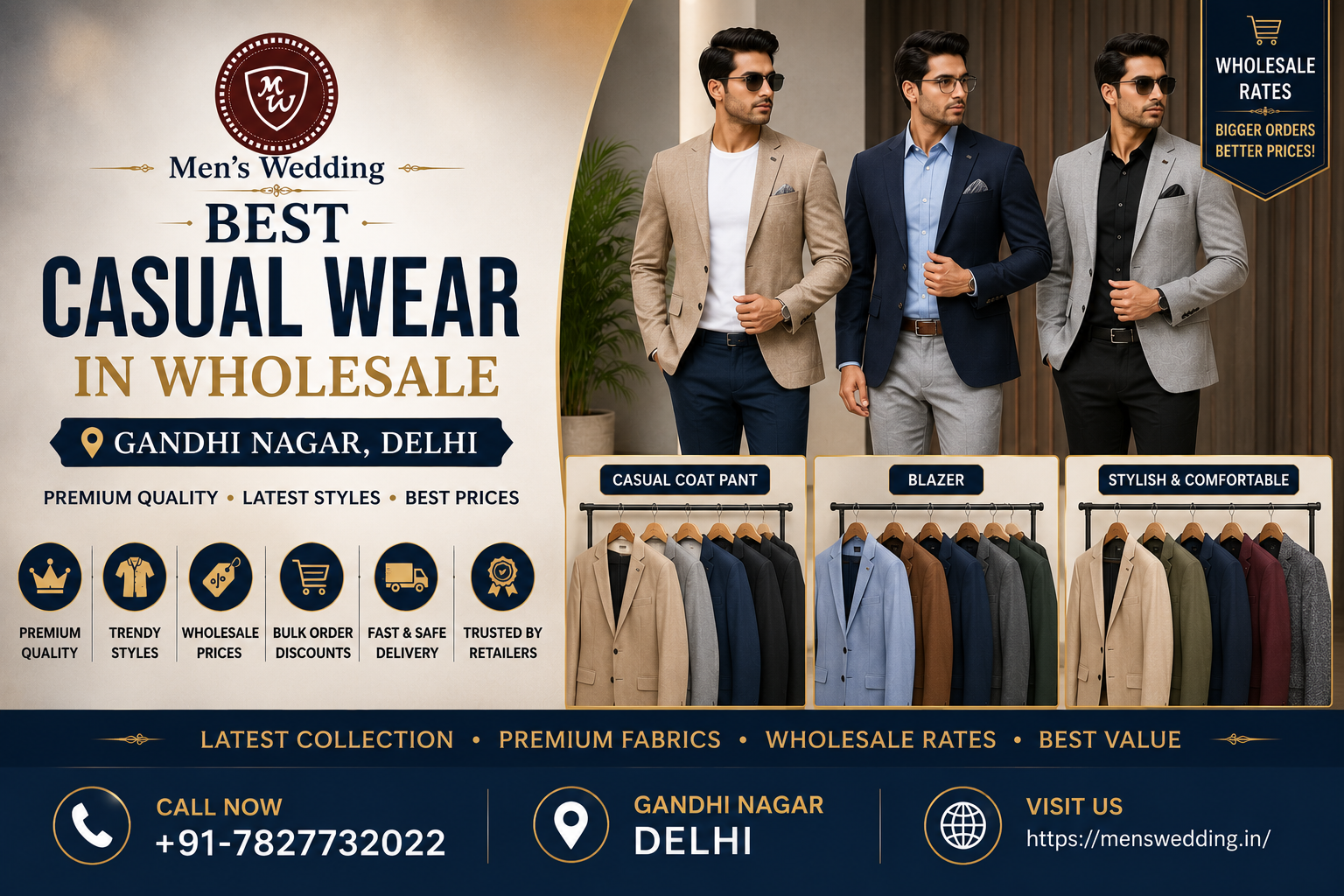 best casual wear in wholesale Gandhi Nagar Delhi