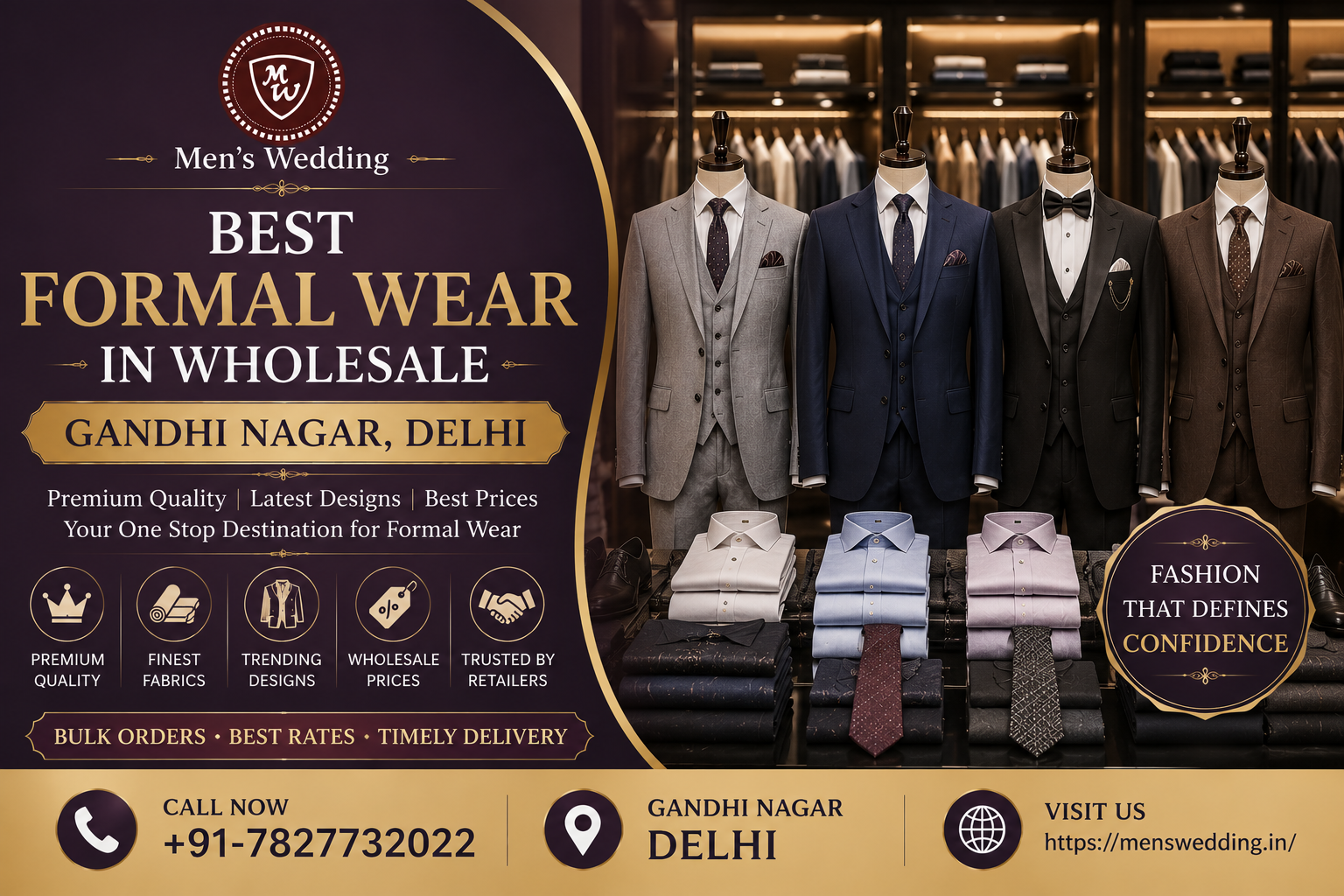 best formal wear in wholesale Gandhi Nagar Delhi