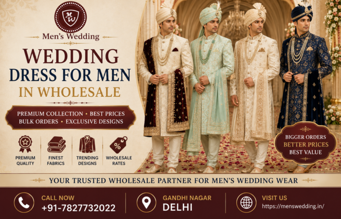 wedding dress for men in wholesale
